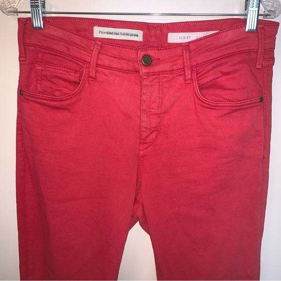 Anthropologie Pilcro and the Letterpress Script High-Rise Crop Flare Jean 29 - Picture 7 of 11